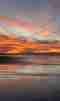 Sunset on Lossiemouth beach
